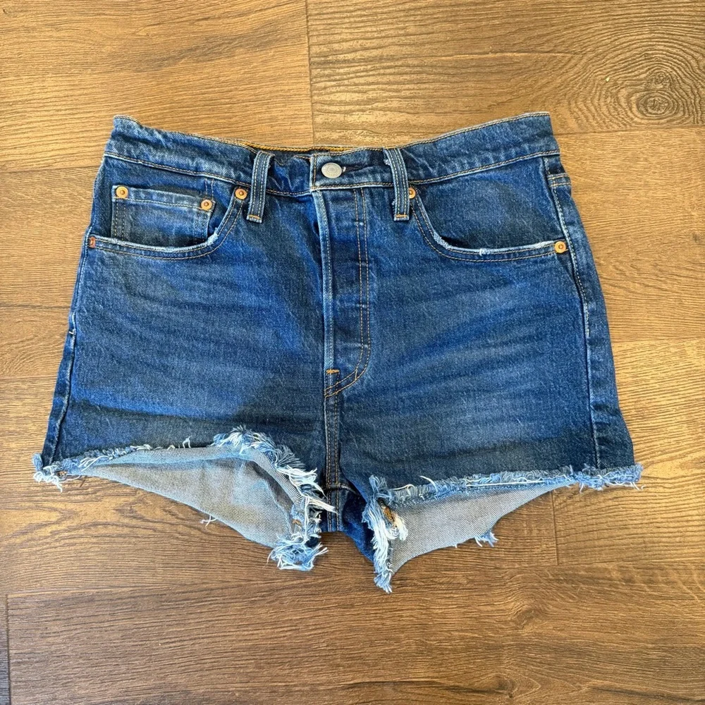 Levi's 501 Original High Rise Denim Shorts